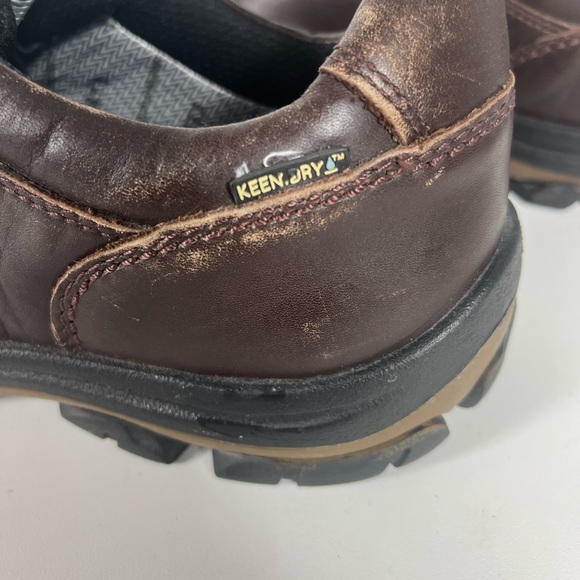 Men's KEEN NOPO 1009252 Brown Leather Hiking Casual Shoes Size 9 - Picture 6 of 9